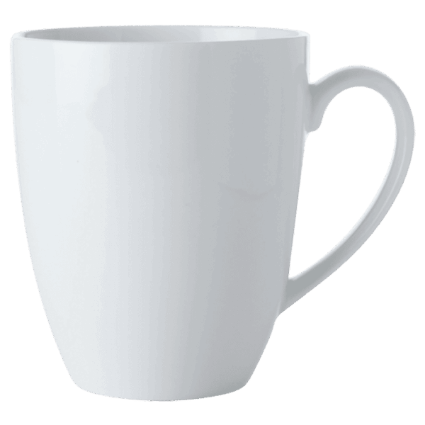 White Basics Coupe Mug 450ml — White Basics Coupe Mug 450ml