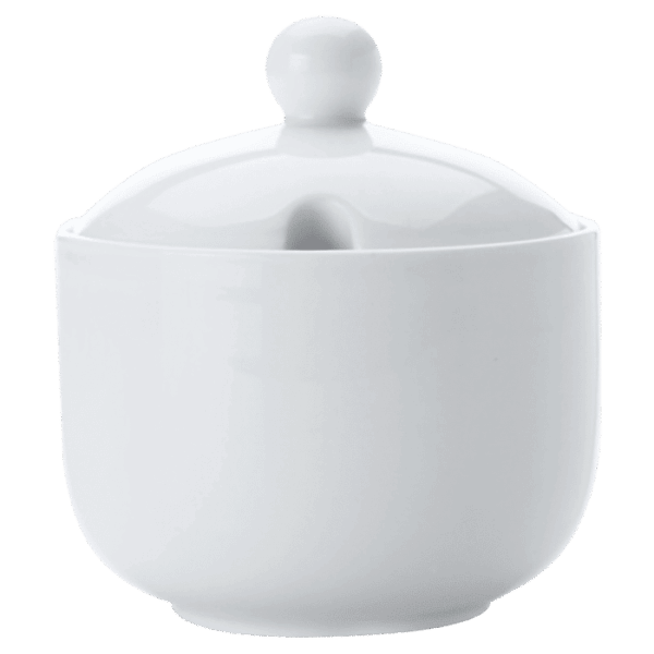 White Basics Jumbo Sugar/Condiment Bowl — White Basics Jumbo Sugar/Condiment Bowl