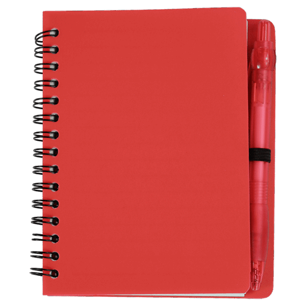 Mini Spiral Notebook with Pen — Mini Spiral Notebook with Pen