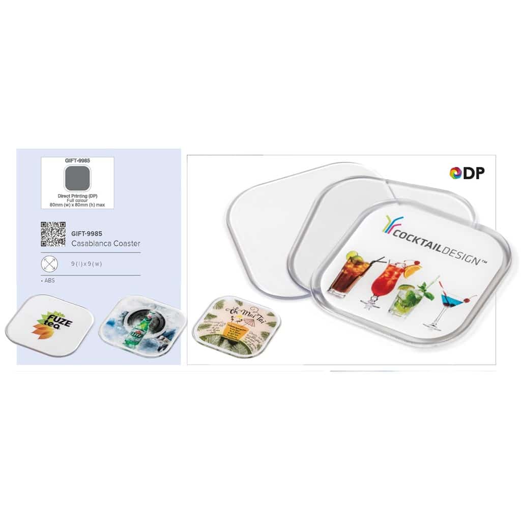 Altitude Casablanca Plastic Coaster — Altitude Casablanca Plastic Coaster
