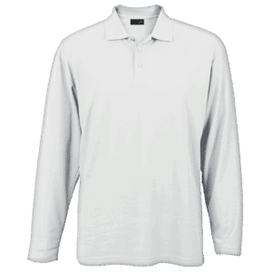 Alternative view of 175g Pique Knit Long Sleeve Golfer Mens