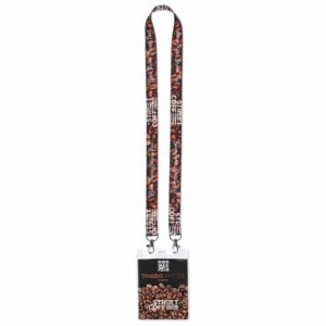Alternative view of Altitude Garros Double-Sided Sublimation Satin Lanyard