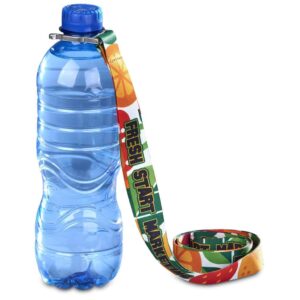 Altitude Aqua Crossbody Double-Sided Sublimated Satin Bottle Lanyard - Image 4