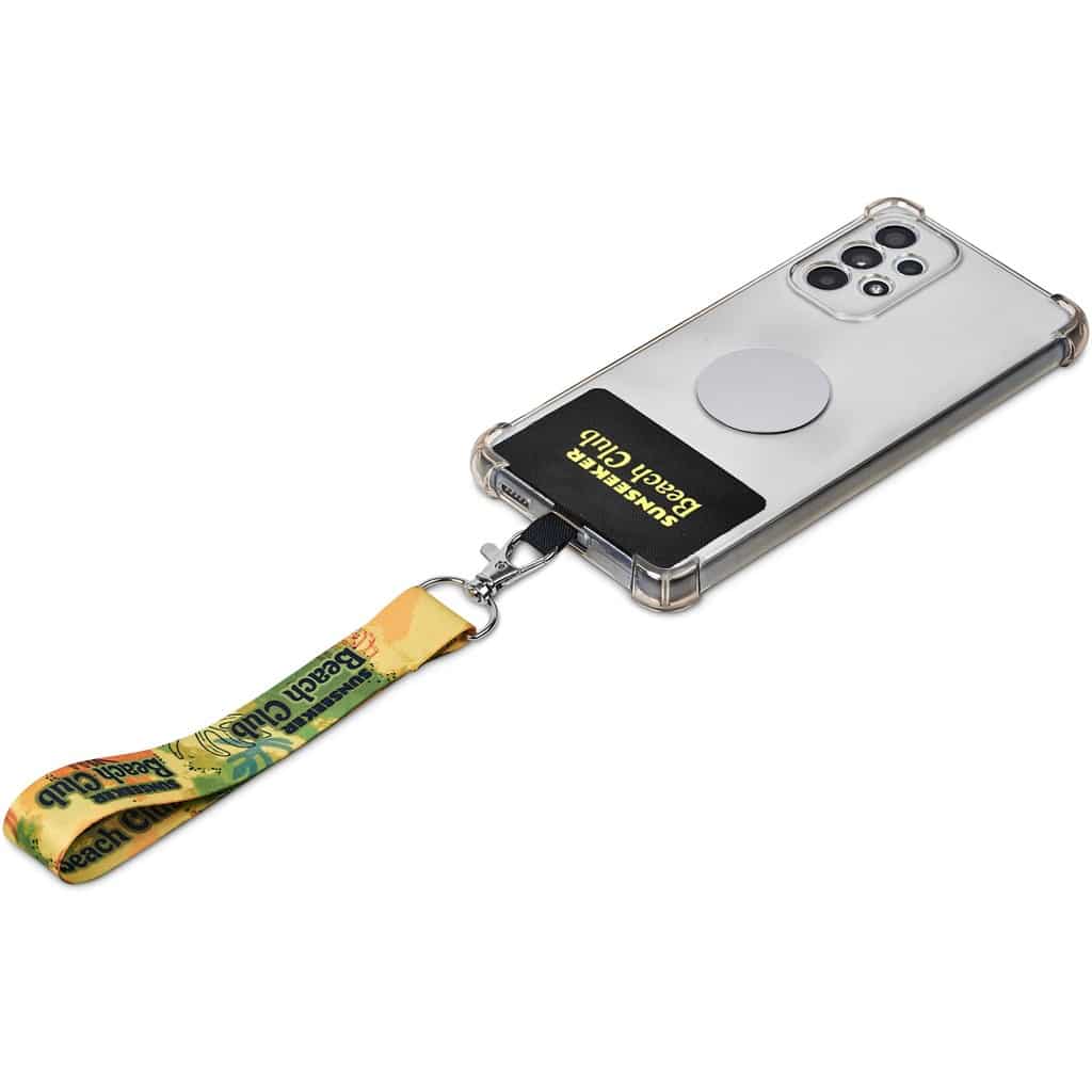 Altitude Rambler Single-Sided Sublimated Satin Wrist Phone Strap - Image 26