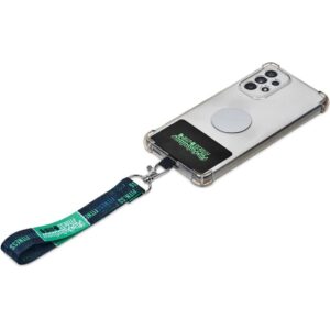 Altitude Rambler Single-Sided Sublimated Satin Wrist Phone Strap - Image 6