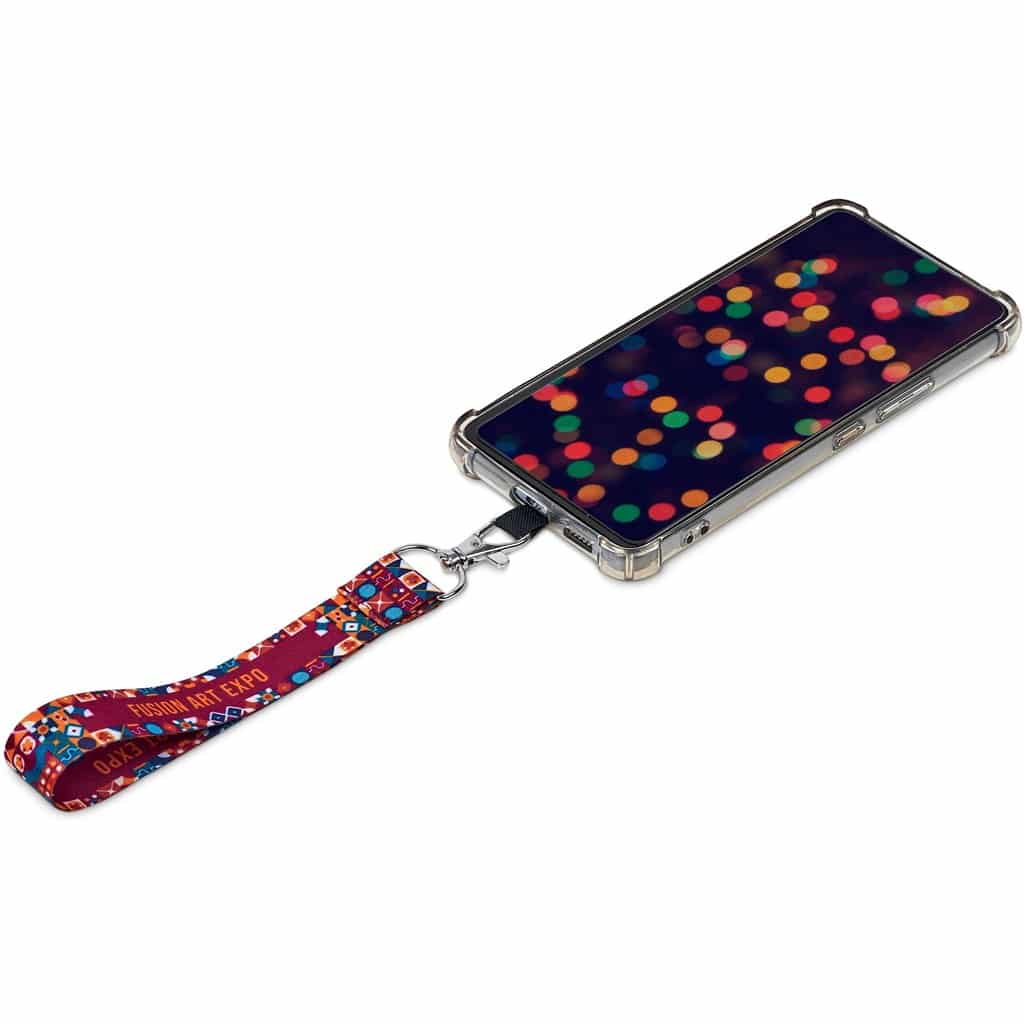 Altitude Rambler Single-Sided Sublimated Satin Wrist Phone Strap - Image 13