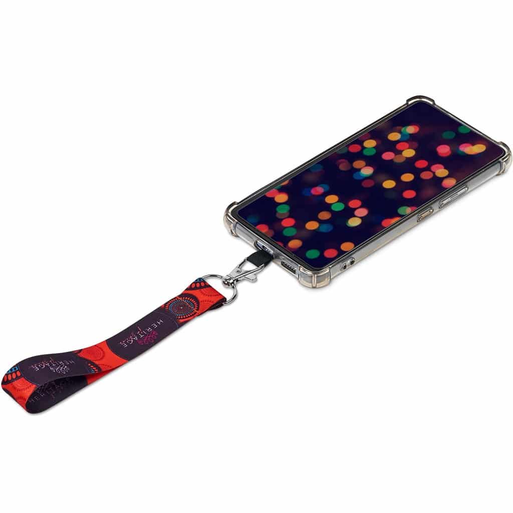 Altitude Rambler Single-Sided Sublimated Satin Wrist Phone Strap - Image 7