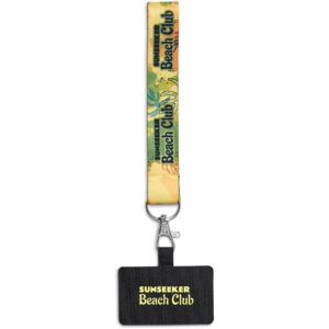 Altitude Rambler Single-Sided Sublimated Satin Wrist Phone Strap - Image 4