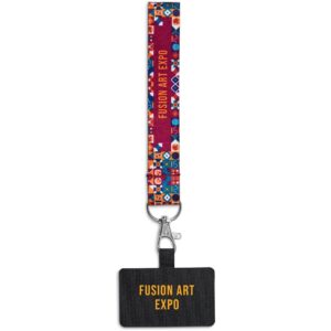 Altitude Rambler Single-Sided Sublimated Satin Wrist Phone Strap - Image 23