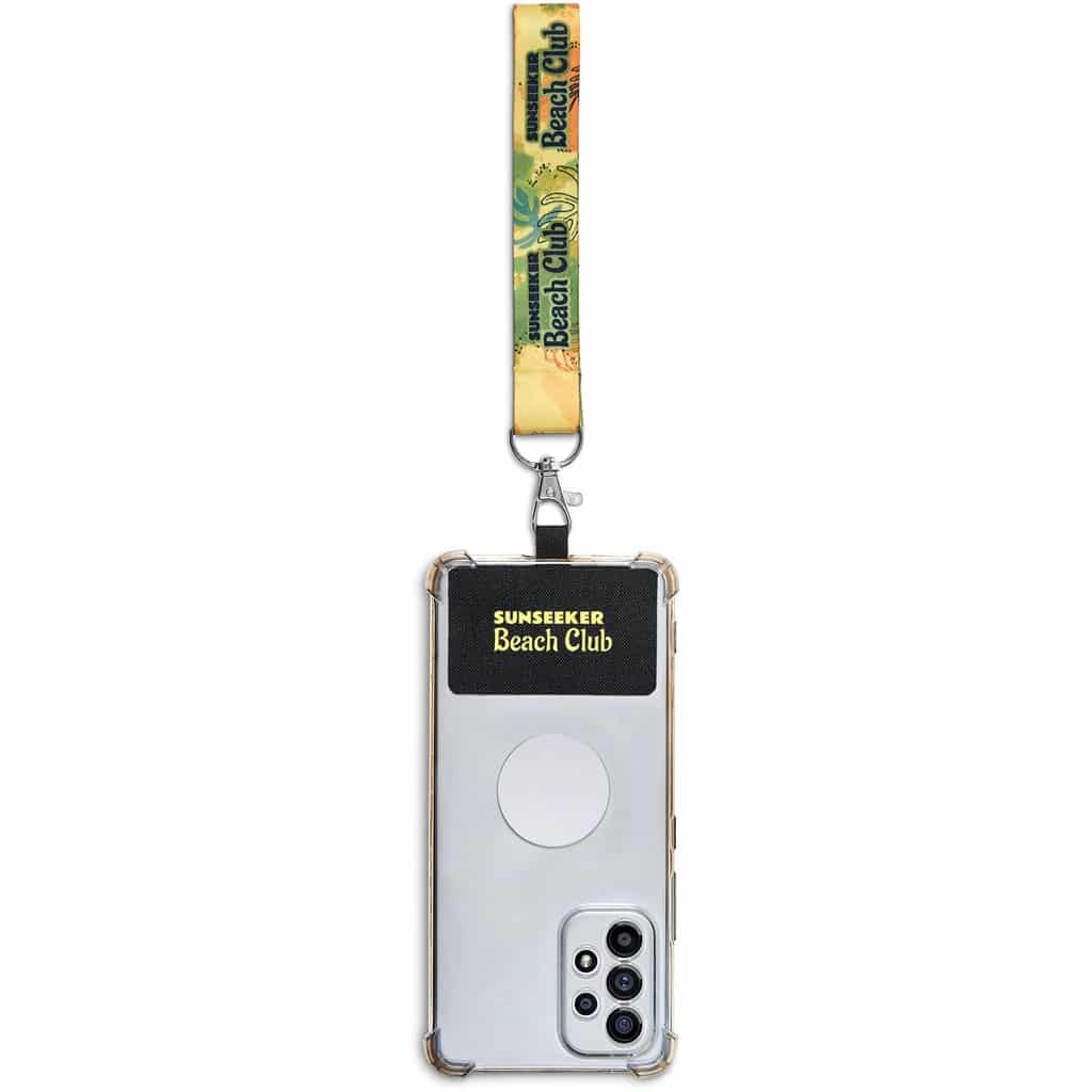 Altitude Rambler Single-Sided Sublimated Satin Wrist Phone Strap - Image 28