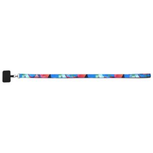 Altitude Turaco Double-Sided Sublimated Satin Crossbody Phone Strap