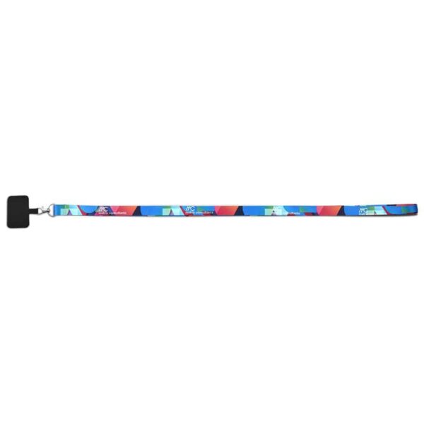 Altitude Turaco Double-Sided Sublimated Satin Crossbody Phone Strap — Altitude Turaco Double-Sided Sublimated Satin Crossbody Phone Strap