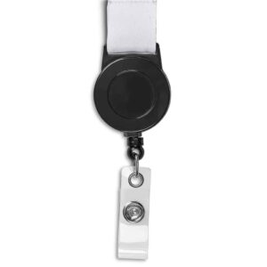 Altitude Badge Reel Single-Sided Sublimated Satin Lanyard — Altitude Badge Reel Single-Sided Sublimated Satin Lanyard
