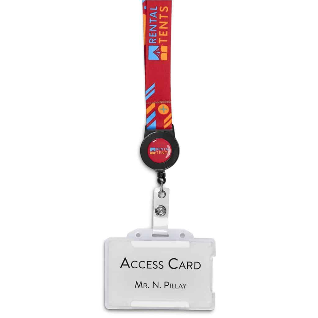 Altitude Badge Reel Single-Sided Sublimated Satin Lanyard - Image 3