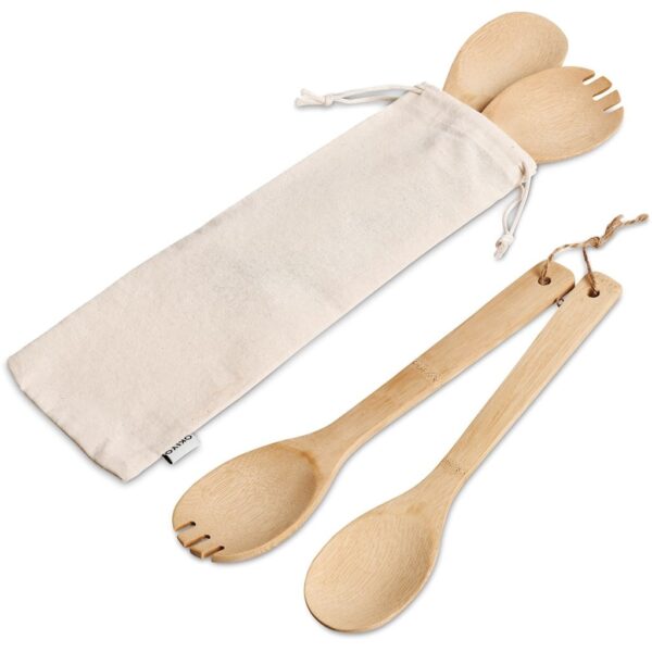 Okiyo Shinsen Bamboo Salad Servers — Okiyo Shinsen Bamboo Salad Servers