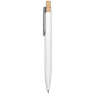 Okiyo Mimo Recycled Aluminum Ball Pen & Pencil Set - Solid White - Image 2