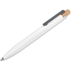 Okiyo Mimo Recycled Aluminum Ball Pen & Pencil Set - Solid White - Image 6