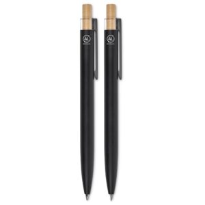 Okiyo Mimotu Ball Pen & Pencil Set - Black - Image 5