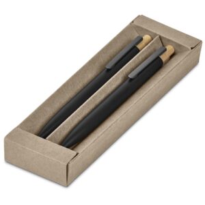 Okiyo Mimotu Ball Pen & Pencil Set - Black - Image 4