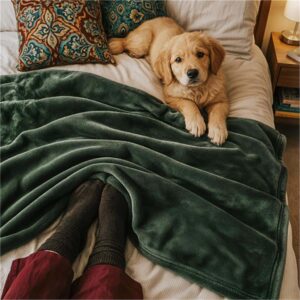 Alternative view of Serendipio Huron Fleece Blanket