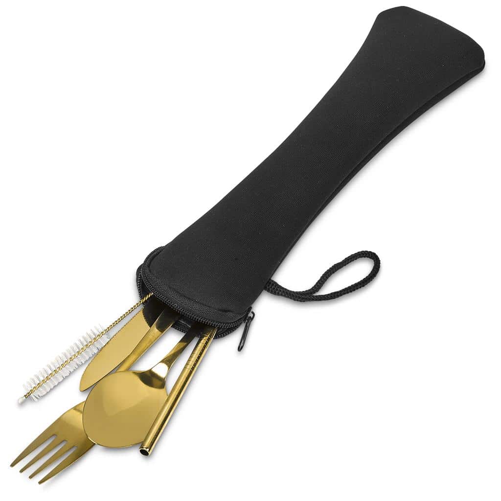 Serendipio Golden Cutlery Set - Image 3