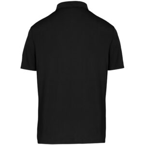 Mens Alex Varga Questana Seamless Golf Shirt - Black - Image 2