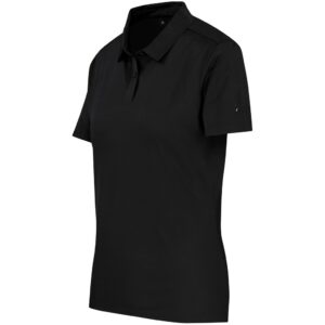 Ladies Alex Varga Questana Seamless Golf Shirt - Black - Image 3