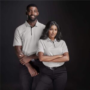 Alternative view of Mens Alex Varga Zenith Golf Shirt
