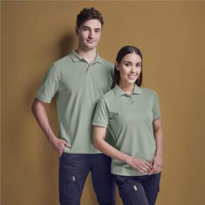 Alternative view of Ladies Okiyo Shizen Eco Golf Shirt