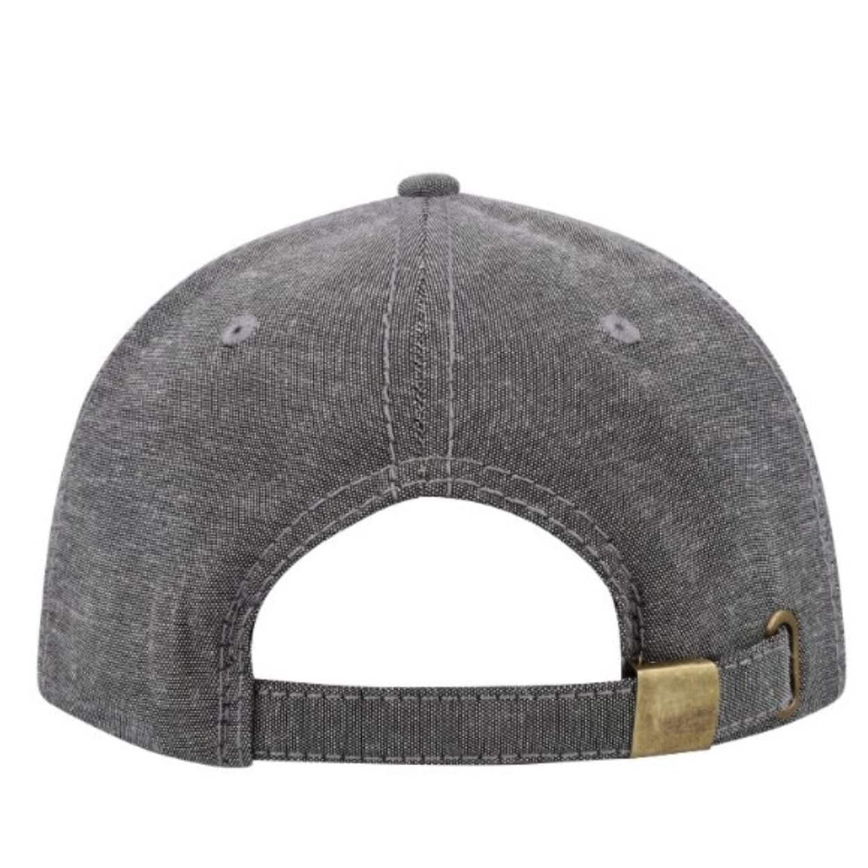 Chambray/Suede 6 Panel Cap - Image 10