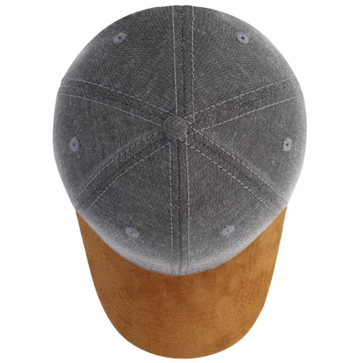 Chambray/Suede 6 Panel Cap - Image 15