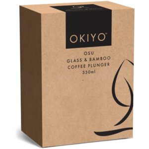 Alternative view of Okiyo Osu Glass & Bamboo Coffee Plunger - 350ml