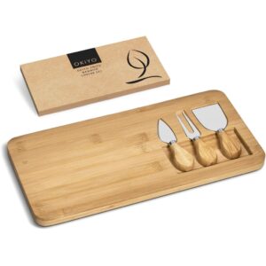 Okiyo Chizu Bamboo Cheese Board Set - Image 2