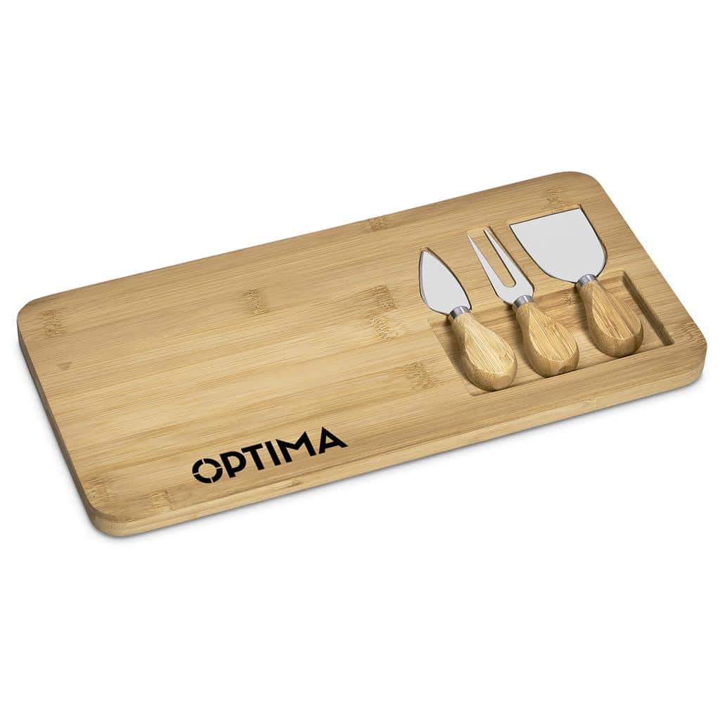 Okiyo Chizu Bamboo Cheese Board Set - Image 4