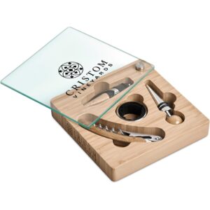 Okiyo Budonoki Bamboo Wine Accessories set - Image 3