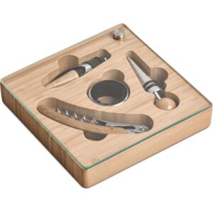 Okiyo Budonoki Bamboo Wine Accessories set - Image 4