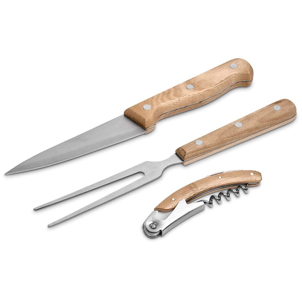 Okiyo Suraisu Bamboo Food & Wine Set - Image 5