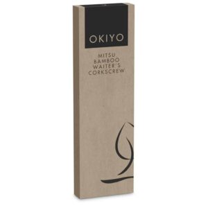 Alternative view of Okiyo Mitsu Bamboo Waiter’s Corkscrew
