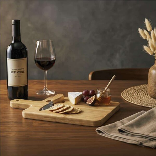 Okiyo Kanteika Bamboo Cheese Board Set — Okiyo Kanteika Bamboo Cheese Board Set