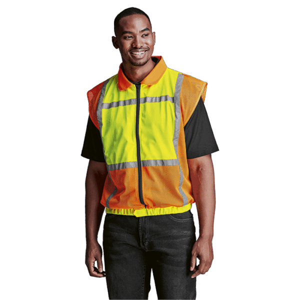 Barron Traffic Sleeveless Reflective Vest — Barron Traffic Sleeveless Reflective Vest