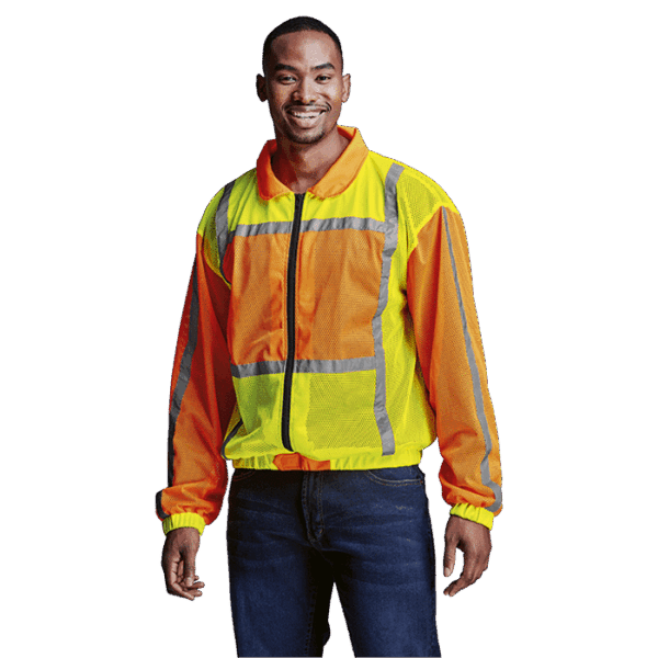 Barron Traffic Long Sleeve Reflective Vest — Barron Traffic Long Sleeve Reflective Vest