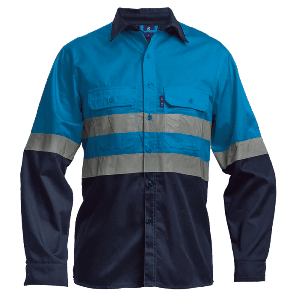 Barron Underground Long Sleeve Safety Shirt — Barron Underground Long Sleeve Safety Shirt
