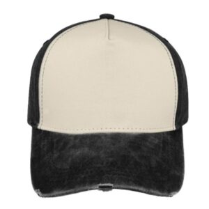 Alternative view of Pigment Washed 5 Panel Cap
