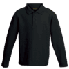 175g Pique Knit Long Sleeve Golfer Kiddies — 175g Pique Knit Long Sleeve Golfer Kiddies