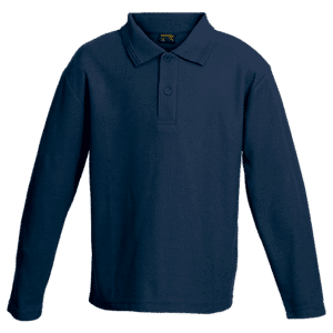 Alternative view of 175g Pique Knit Long Sleeve Golfer Kiddies
