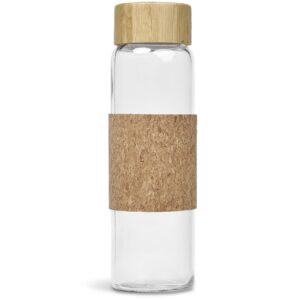Kooshty Clear Bamboost Glass Water Bottle - 700ml - Image 4