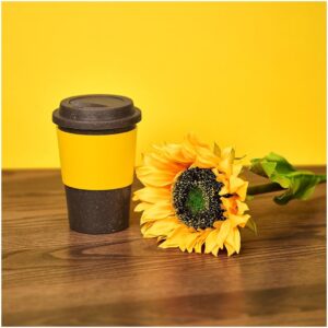 Kooshty Brown Bean Plastic Double-Wall Tumbler – 400ml - Image 3