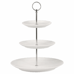 White Basics 3 Tiered Cake Stand — White Basics 3 Tiered Cake Stand