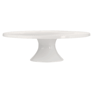 White Basics Diamonds Footed Cake Stand — White Basics Diamonds Footed Cake Stand