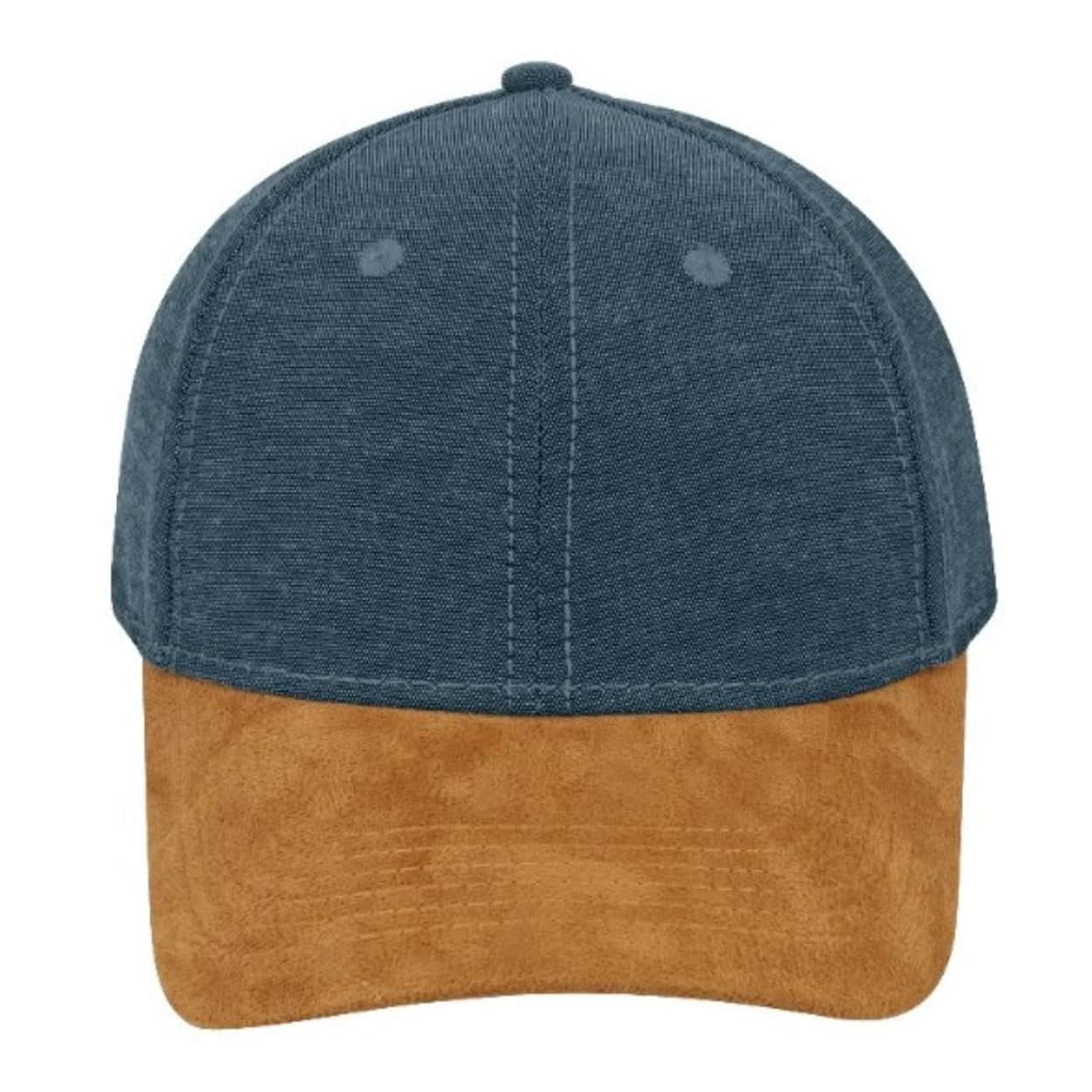 Chambray/Suede 6 Panel Cap - Image 17